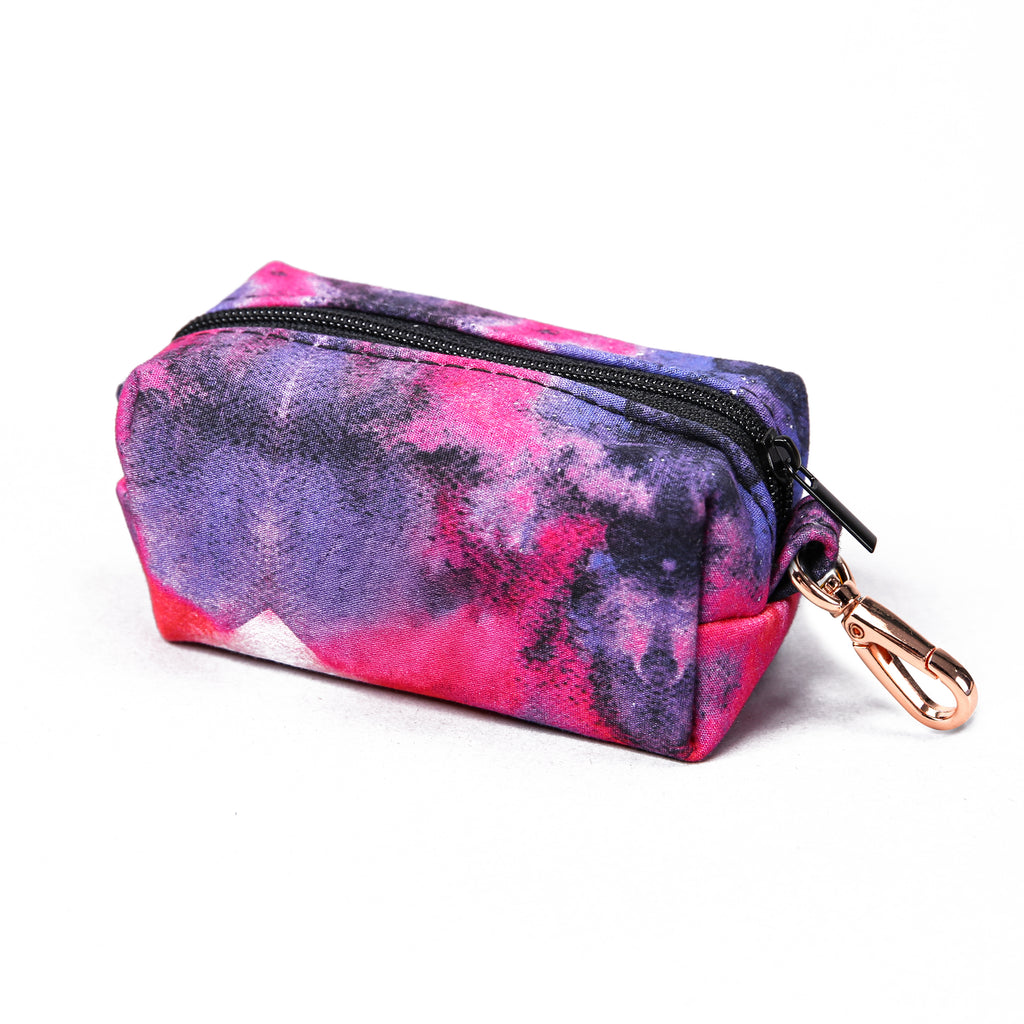 100% Cotton Dog Poop Bag Holder   Galaxy  side