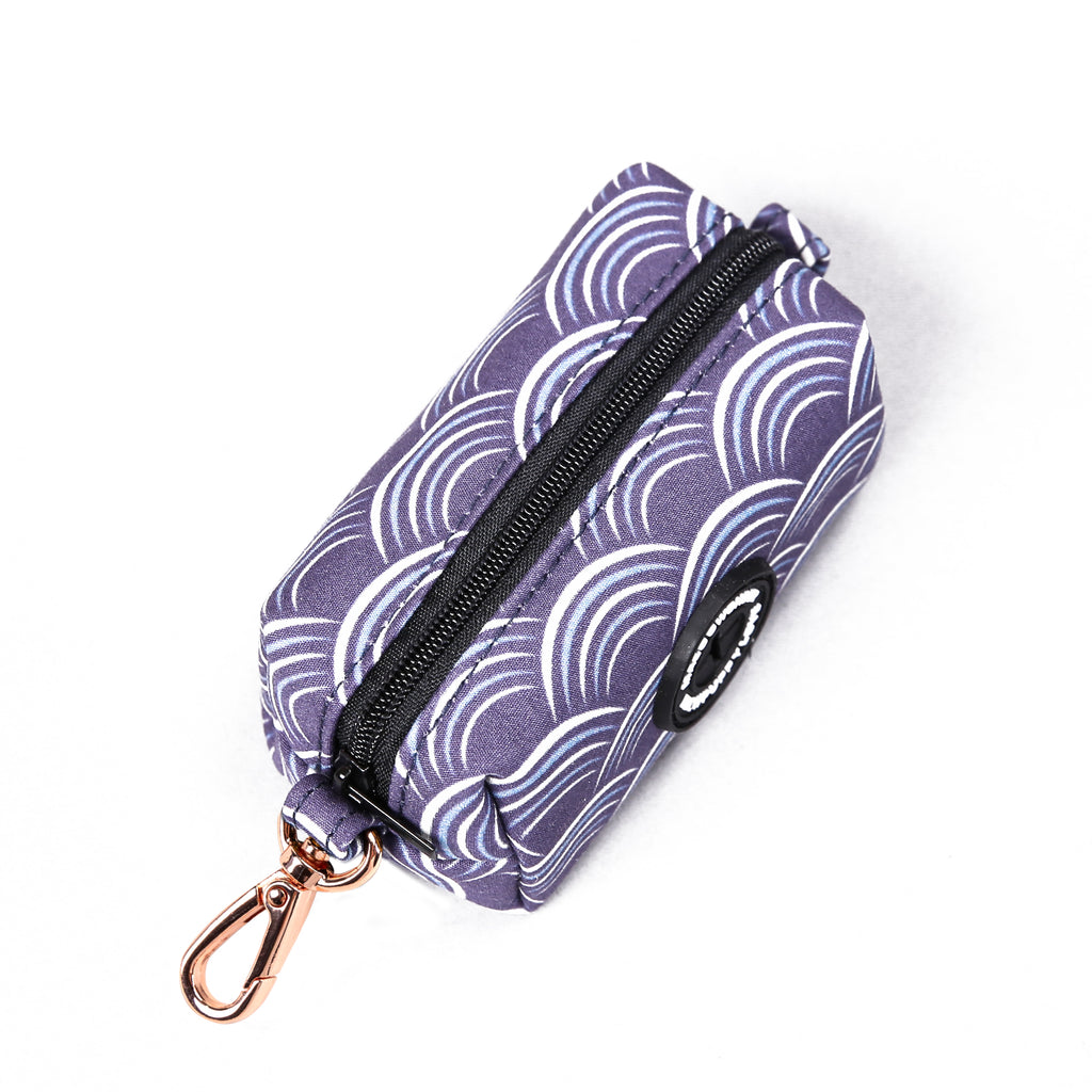 100% Cotton Dog Poop Bag Holder  Moon Tide top