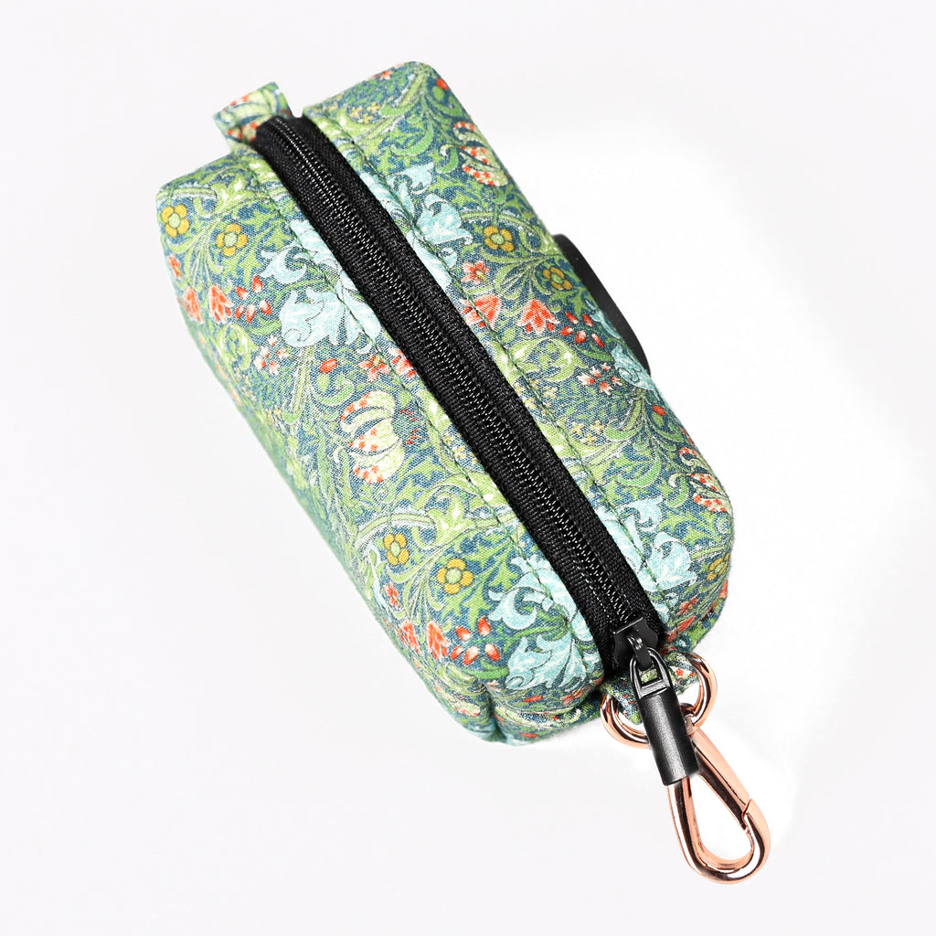 100% Cotton Dog Poop Bag Holder  Golden Lily top