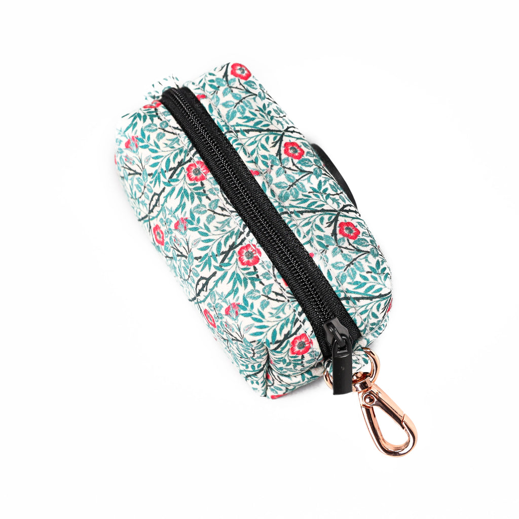 100% Cotton Dog Poop Bag Holder Sweet Briar top