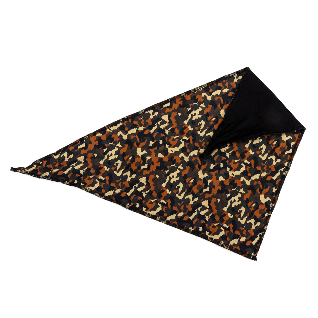 Camo Dog Bandana (Reversible) Organic Cotton WHOLE