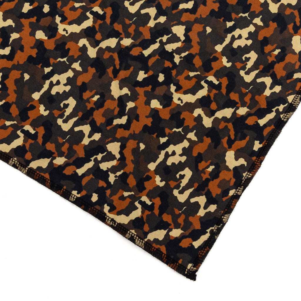Camo Dog Bandana (Reversible) Organic Cotton DETAIL