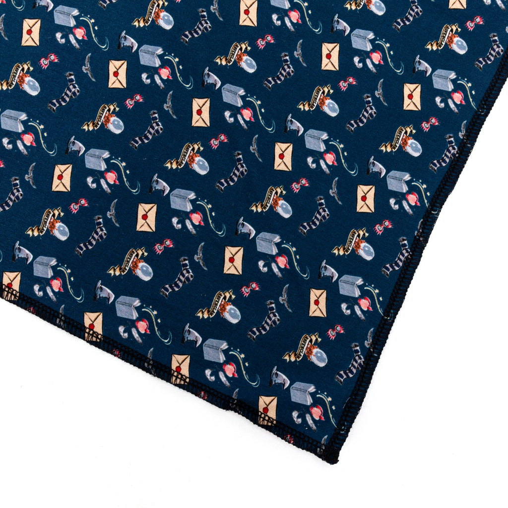 Harry Potter Ravenclaw House Dog Bandana (Reversible) Organic Cotton DETAIL