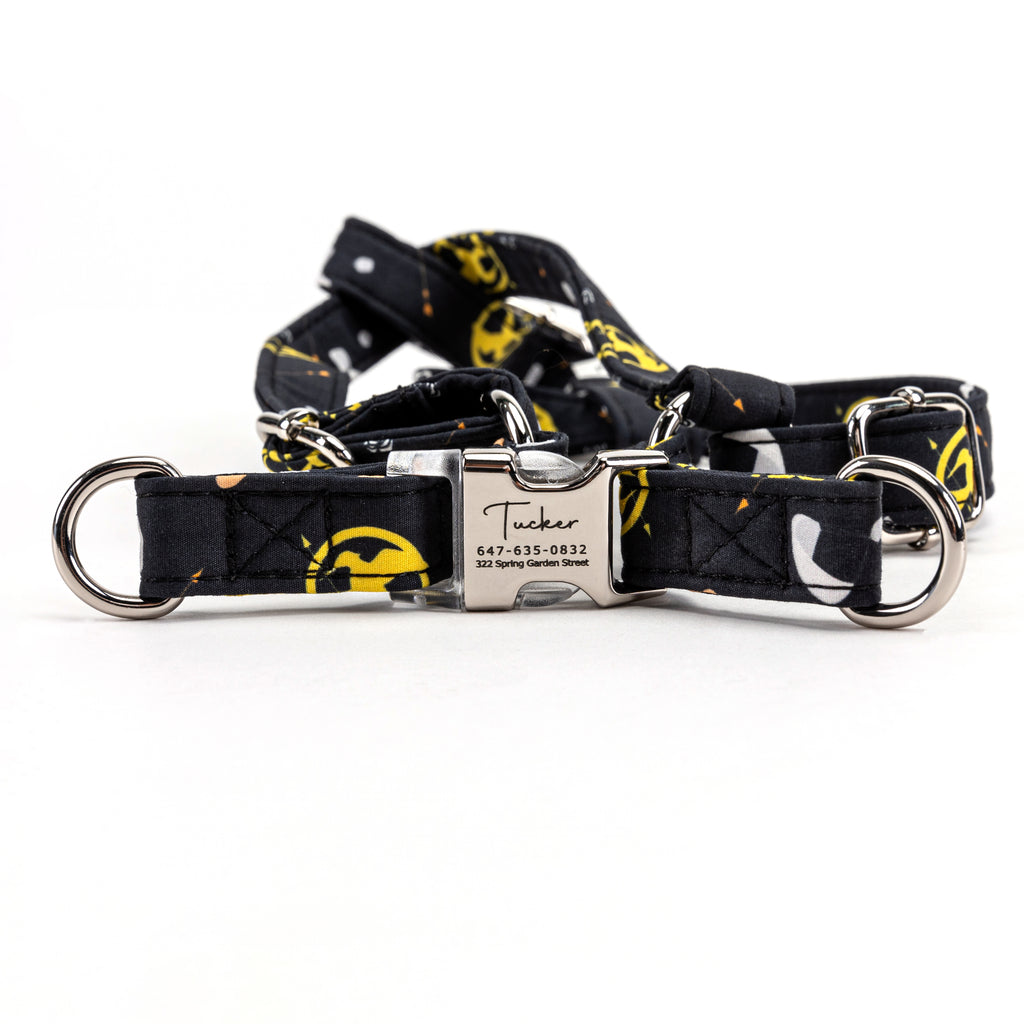 100% Cotton Adjustable Step In Dog Harness Silver Hunger games main