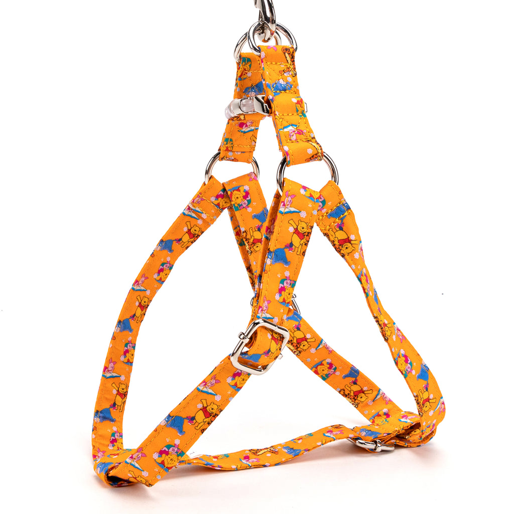 Winnie the Pooh Adjustable Step In Dog Harness Organic side view