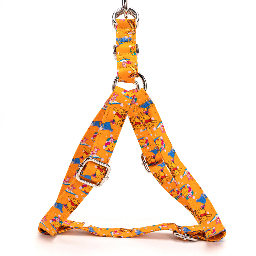 Winnie the Pooh Adjustable Step In Dog Harness Organic side
