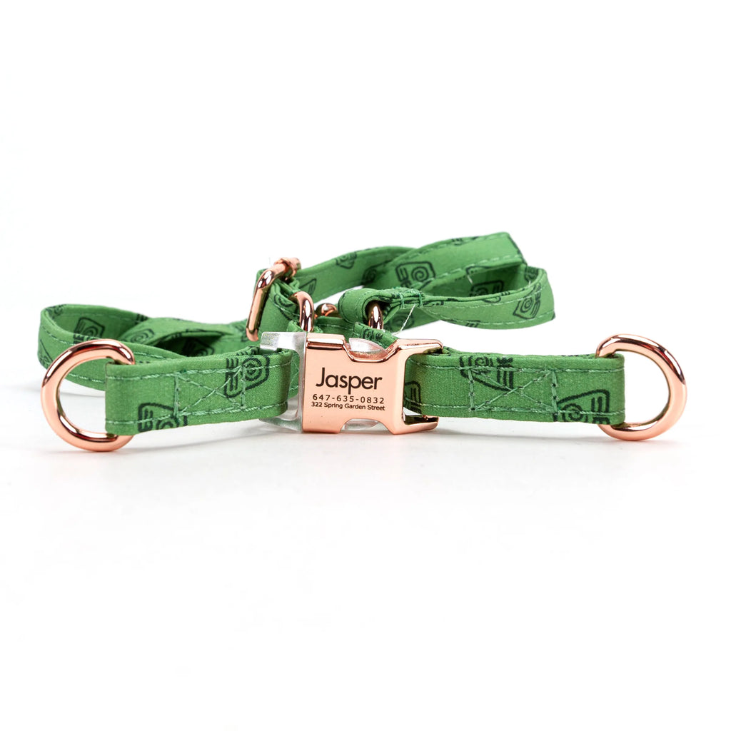 100% Cotton Adjustable Step-In Dog Harness Rose Gold Avatar Earth Kingdom main