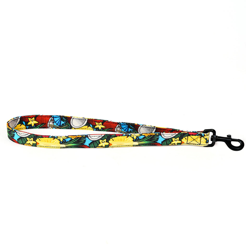 100% Cotton Adjustable Dog Lead Black  Coconuts main