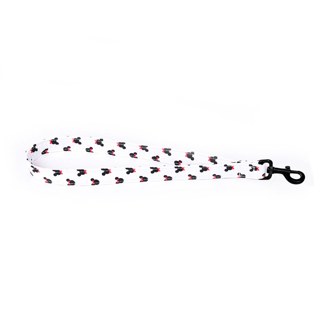 100% Cotton Adjustable Dog Lead Black  Minnie main