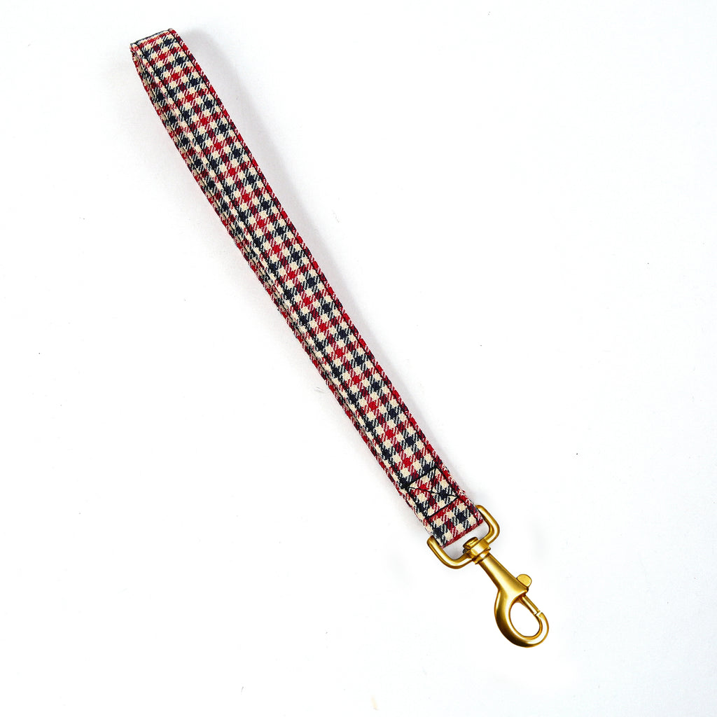100% Cotton Adjustable Dog Lead Gold  Shepherd two Tone front