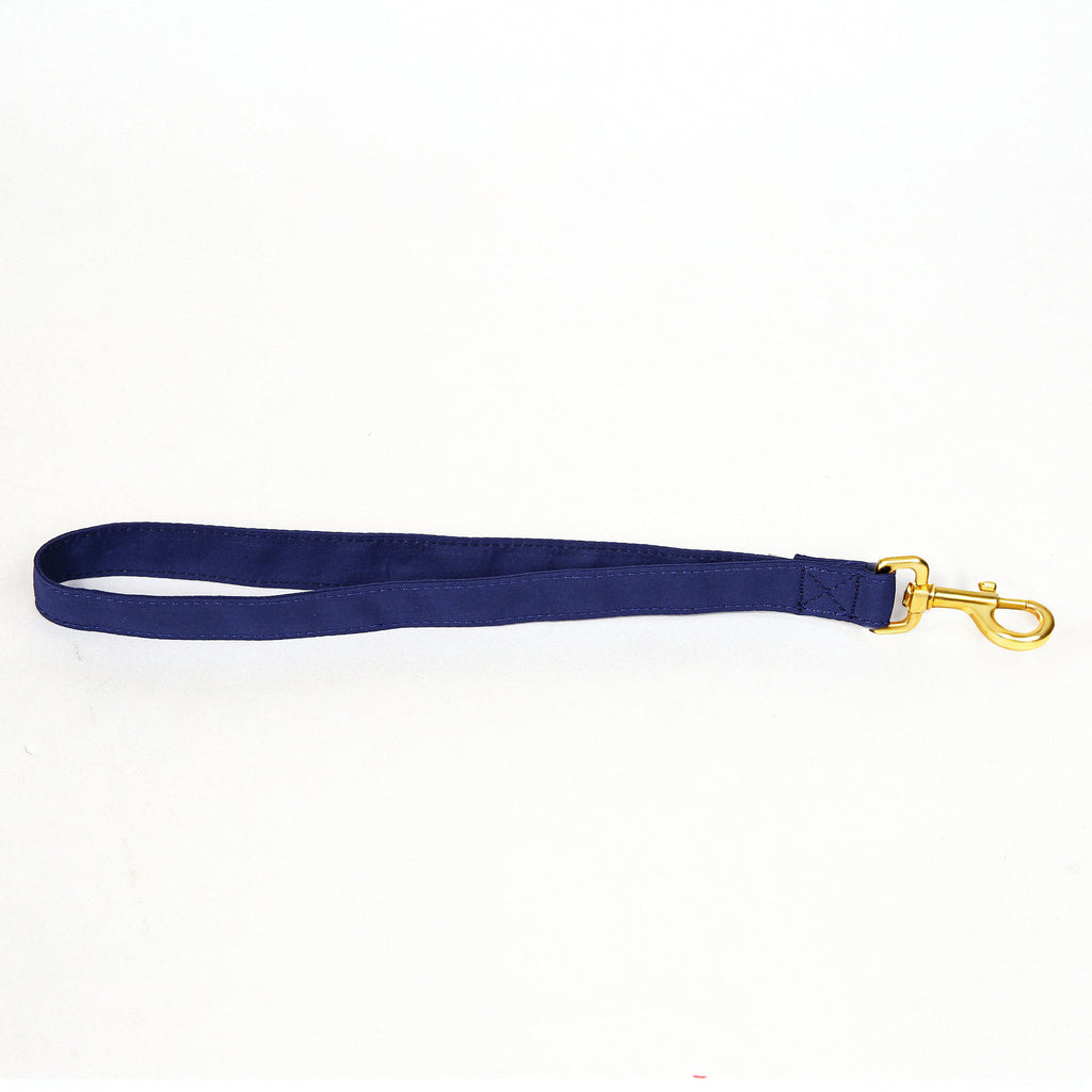 100% Cotton Adjustable Dog Lead Gold  Royal Blue main