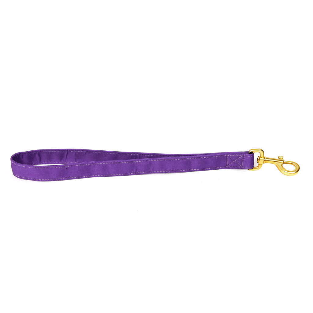 100% Cotton Adjustable Dog Lead Gold   Purple Tornado main