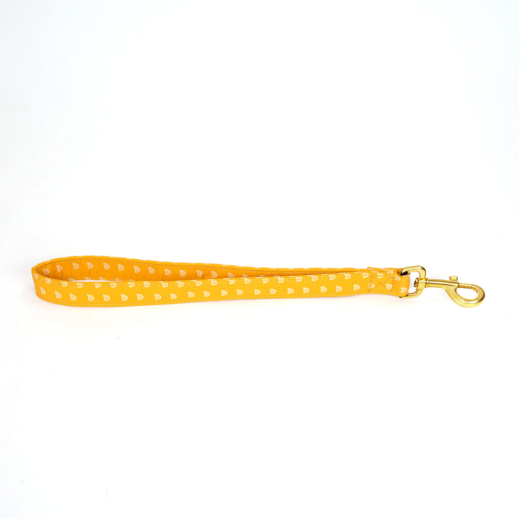 100% Cotton Adjustable Dog Lead Gold   Hobo Rainbow main