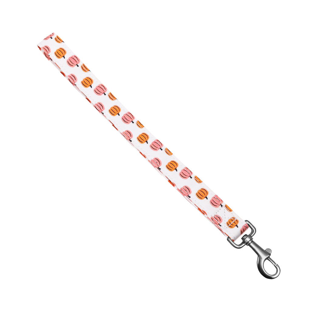 100% Cotton Adjustable Dog Lead Sliver Love Halloween front