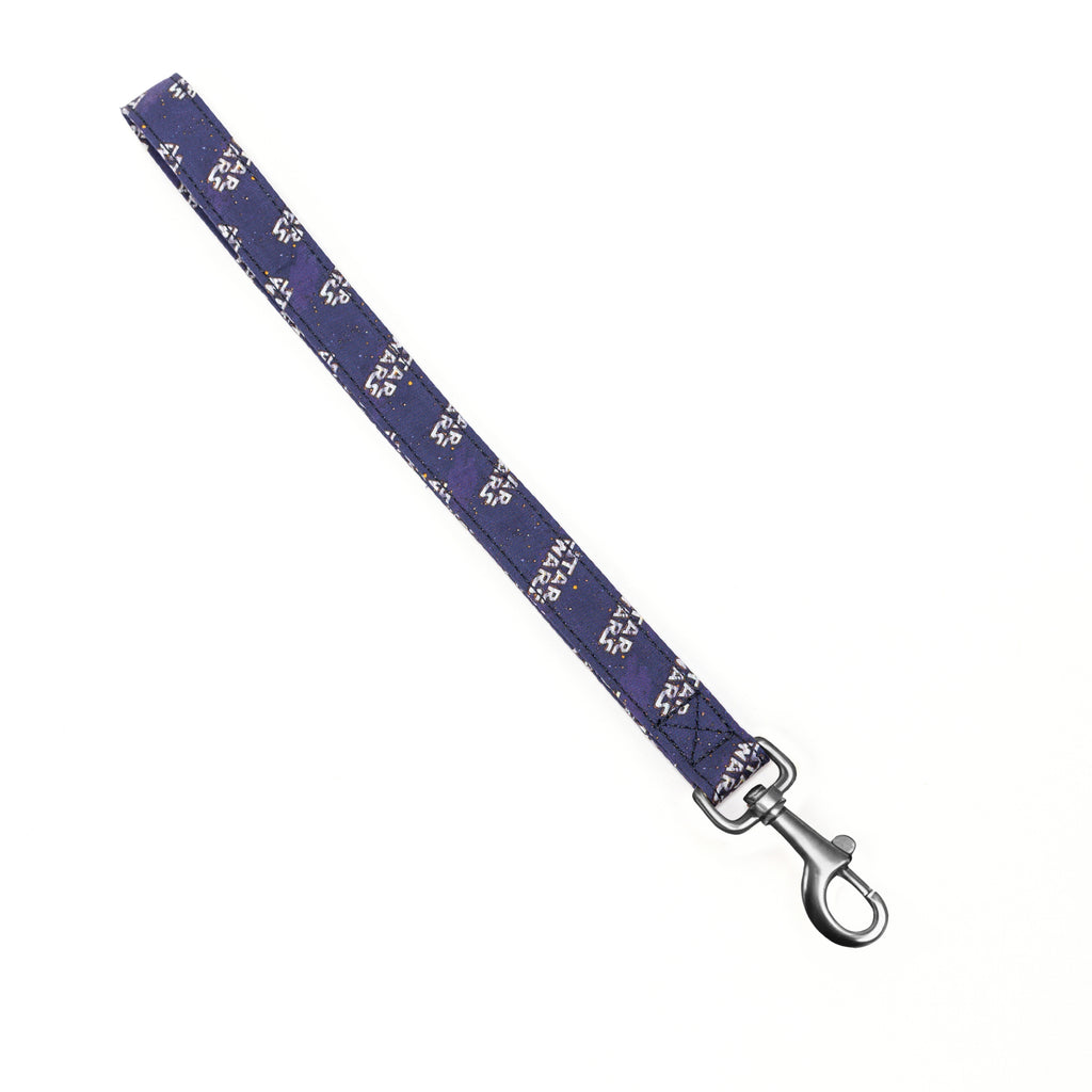 Star Wars Dog Lead Organic Cotton Sliver Hook front