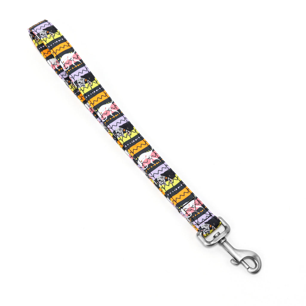 100% Cotton Adjustable Dog Lead Sliver The nightmare before Christmas front