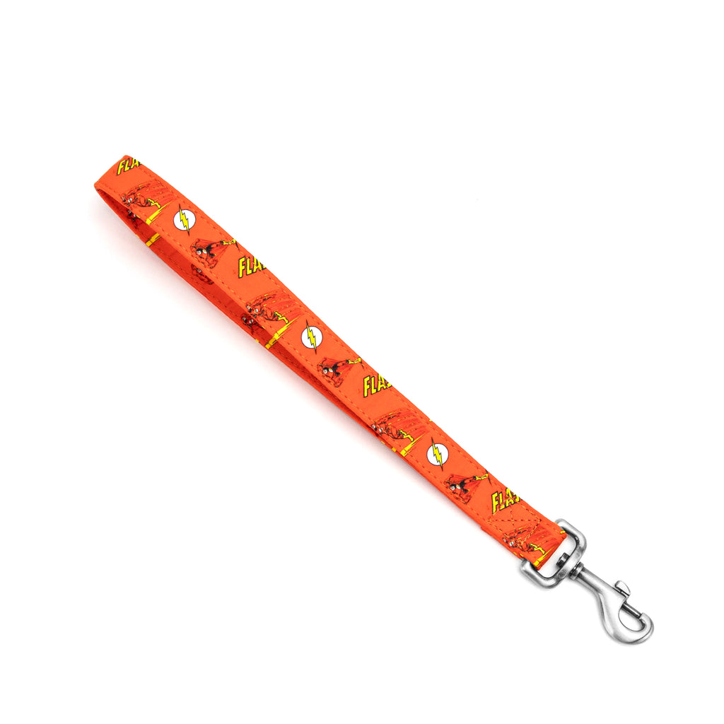 The Flash Adjustable Dog Lead Sliver 100% Organic Cotton front