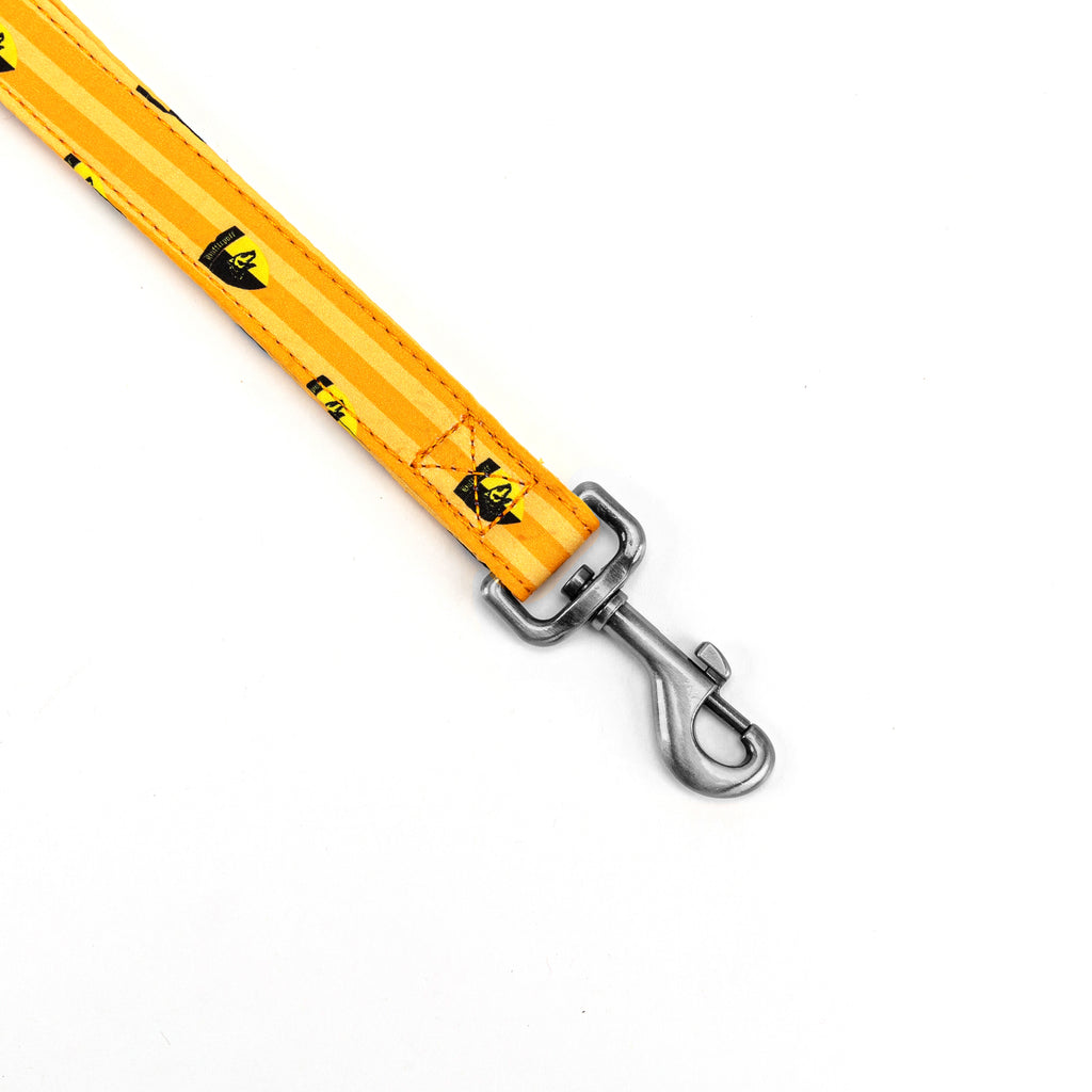 100% Cotton Adjustable Dog Lead Sliver Harry Potter Hufflepuff Pride detail