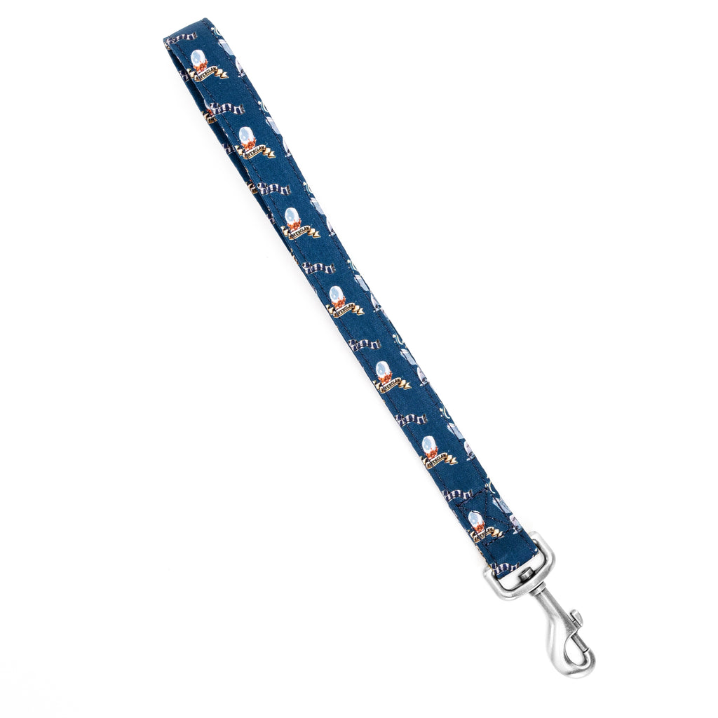 100% Cotton Adjustable Dog Lead Sliver Harry Potter Ravenclaw House front
