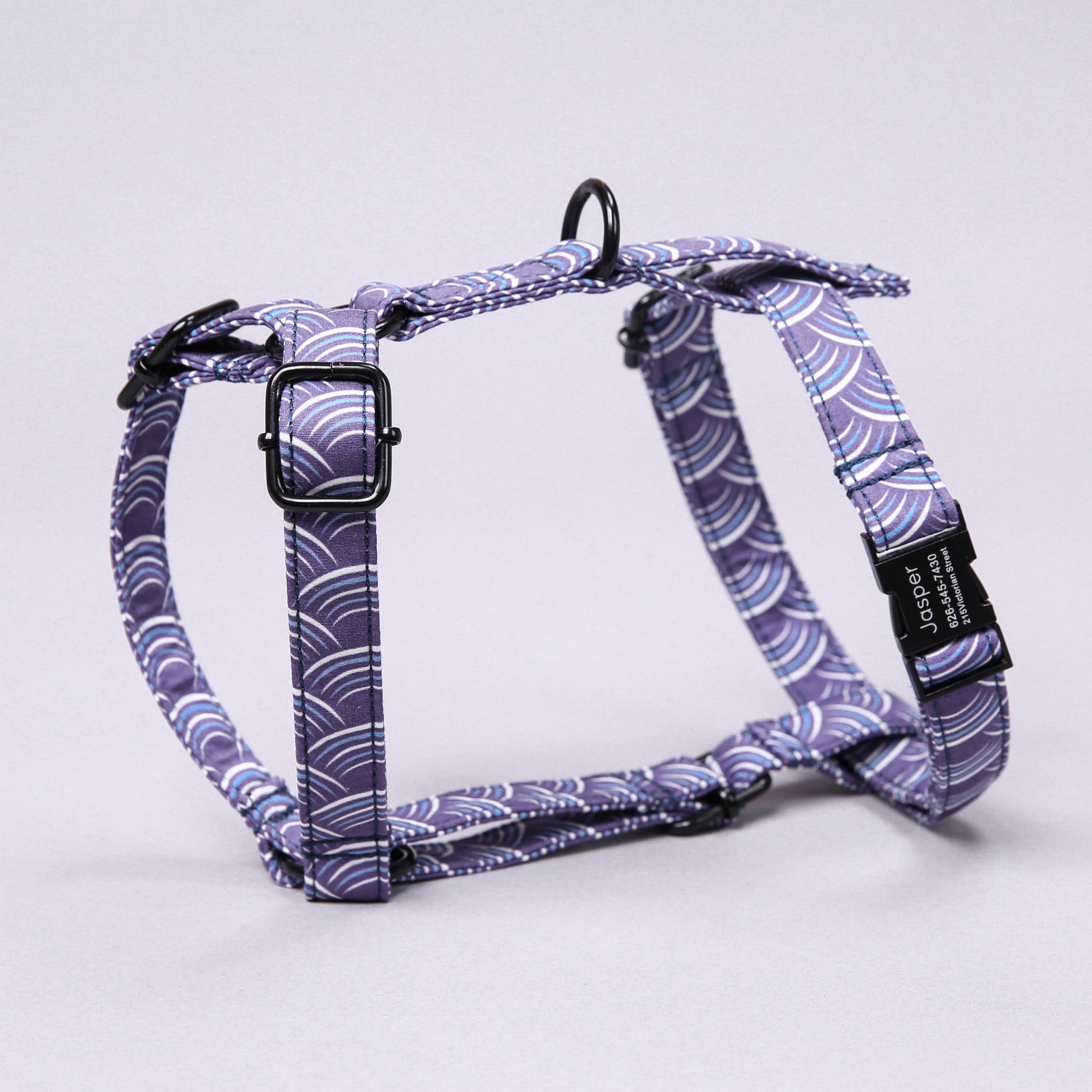 100% Cotton Personalized Dog Collar Engraved Brass - Stars